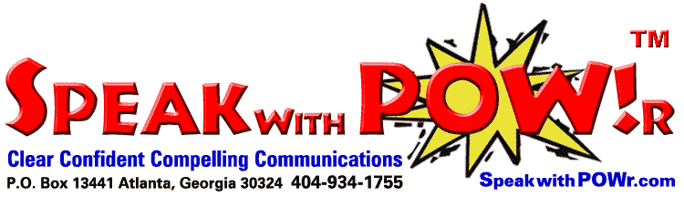 Speak with POW!r Clear Confident Compelling Student Communications